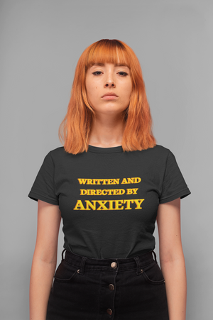 womens streetwear tee anxiety graphic shirt GENSO