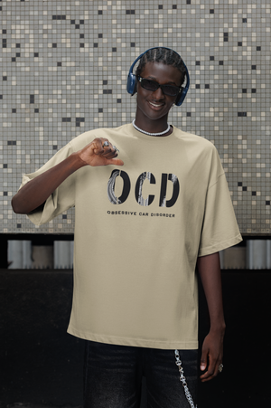 OCD oversized streetwear t-shirt black minimalist GENSO