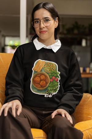 garment dyed sweatshirt Persian design streetwear GENSO