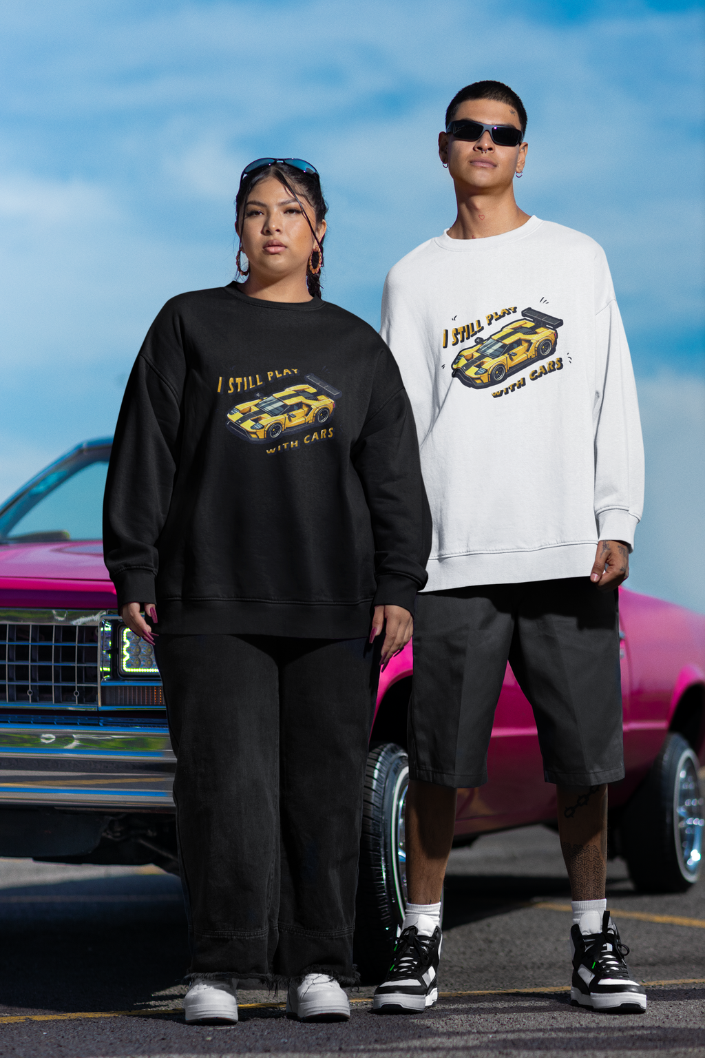 Yellow Car Toy Sweater