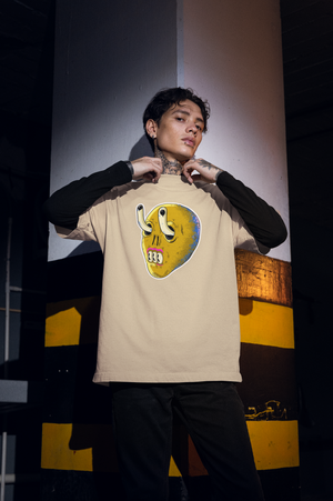 oversized t-shirt surreal abstract design streetwear GENSO