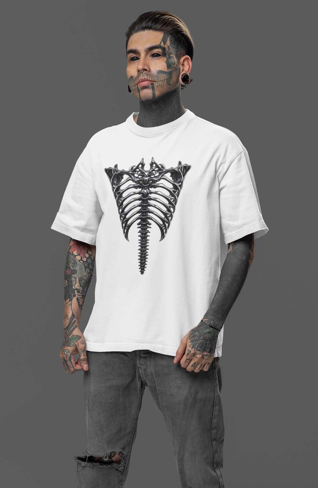 inside out t-shirt alternative streetwear oversized GENSO