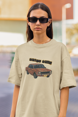 oversized graphic tee peykan design Persian streetwear GENSO