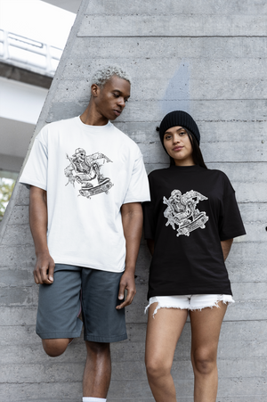 dead ride graphic t-shirt oversized alternative streetwear GENSO