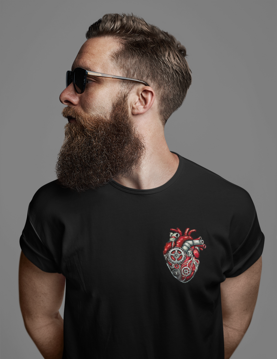 heart engine t-shirt car culture streetwear GENSO